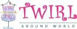 Twirl around world Logo