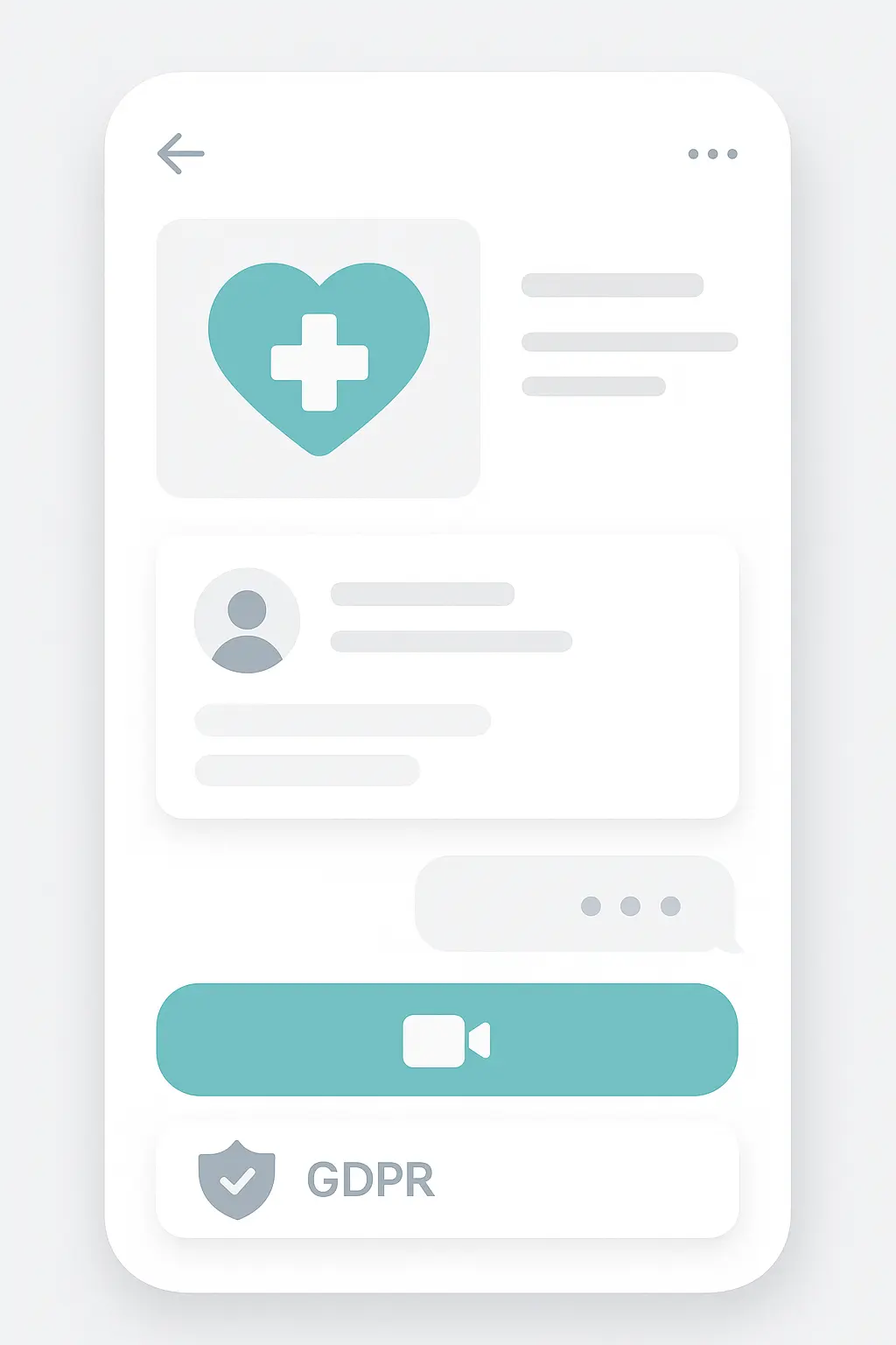 Healthcare App UI